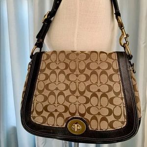 ❤️ SALE! Coach Large Legacy ALI Flap Bag - RARE